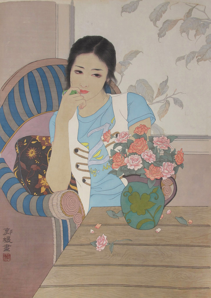 相思。款识：郭媛画。铃印：郭媛画印 46 x 70 cm